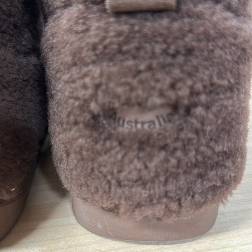 Emu Brown Sheepskin Lined Winter Booties - Picture 5 of 9